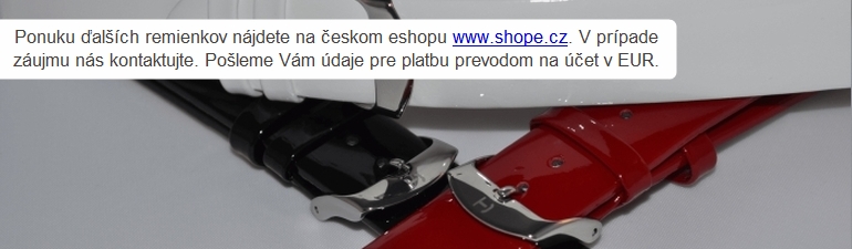 Ponuku ďalších remienkov