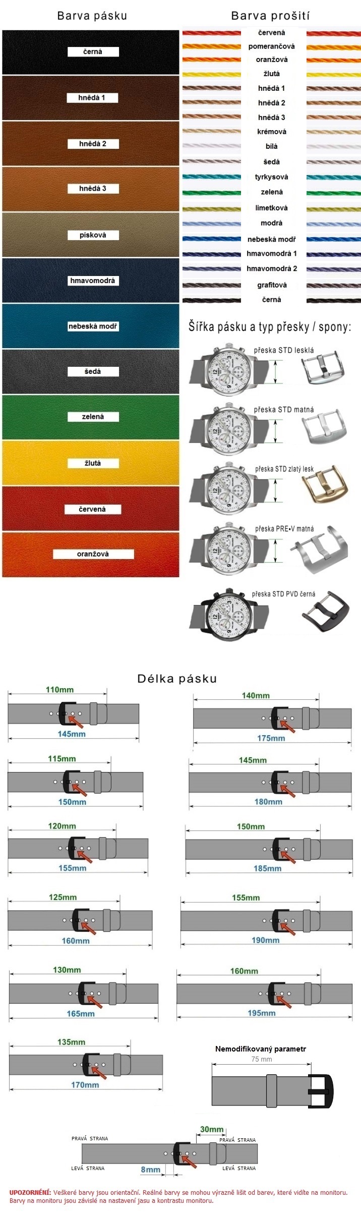 Kožený remienok na hodinky - modifikácie 71 | SHOPE.sk